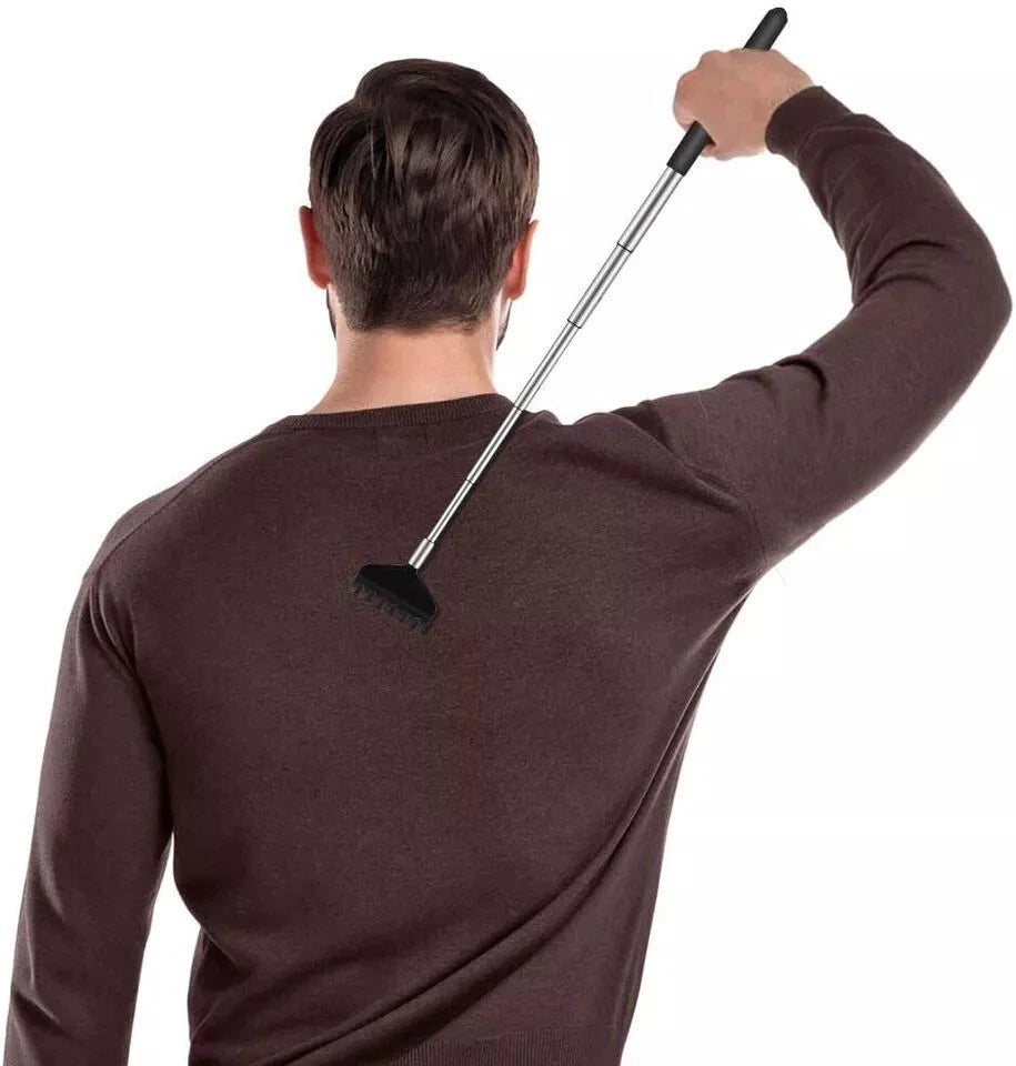 6 Pack Extendable Back Scratcher - Portable Telescoping Metal Back Scrat