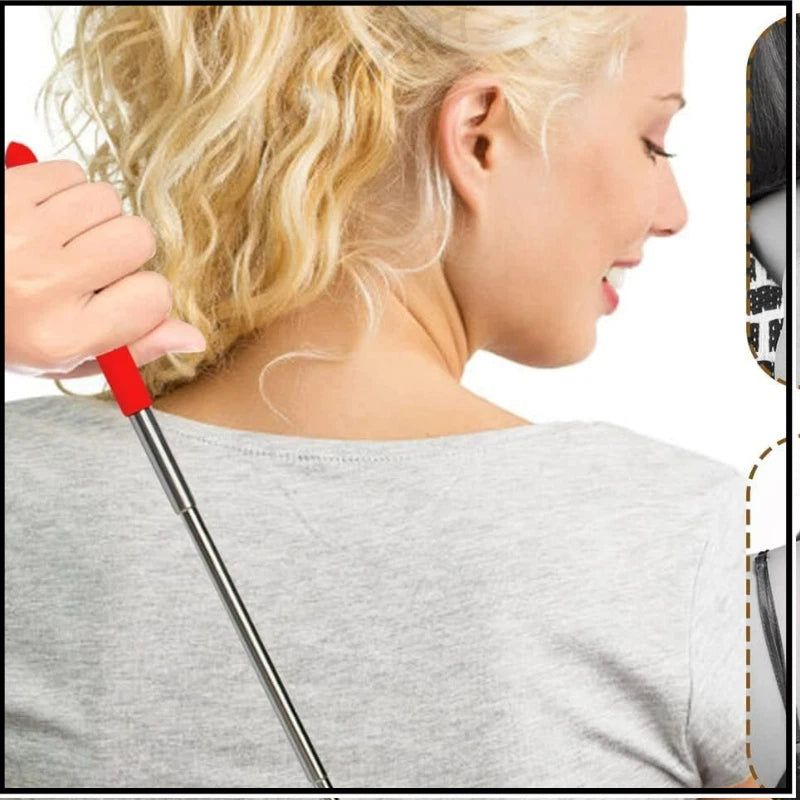 3PCS Bear Claw Telescopic Back Scratcher Metal Back Extendable Massager Gift