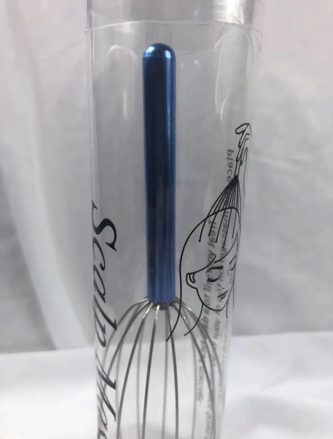 Head & Scalp Massager - New Metallic Blue Head Scratcher Relaxer Massager