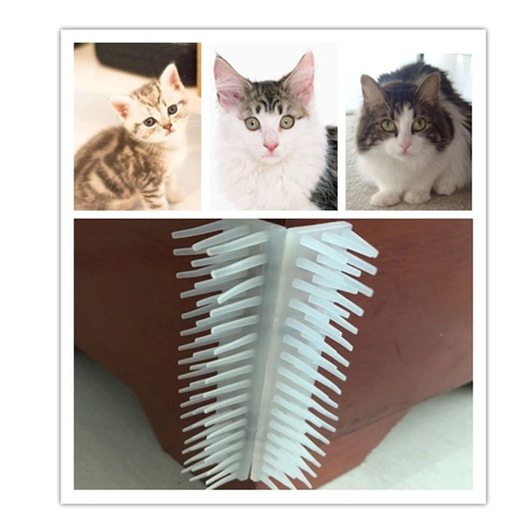 2 Pcs Cat Massager Corner Hair Scratcher Cats Pet Grooming Brush