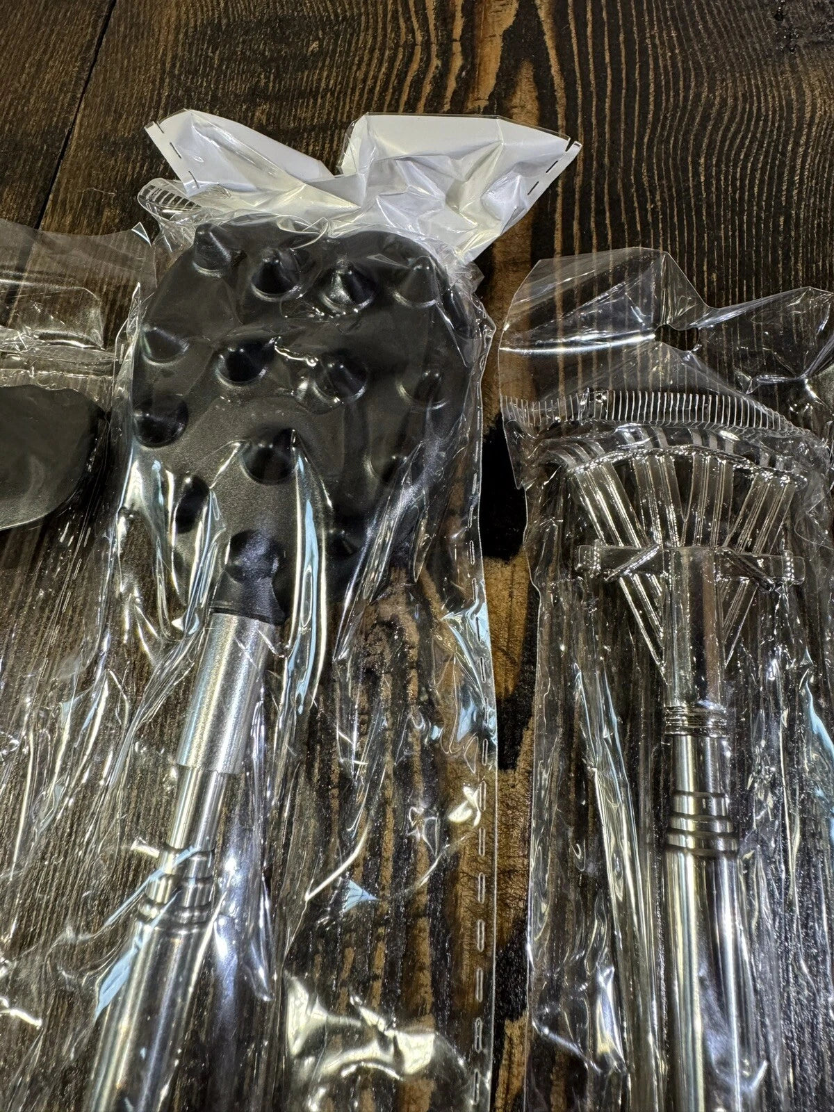 3 Piece Back Scratcher Set Extendable Metal Telescoping Gift Scratch Tool