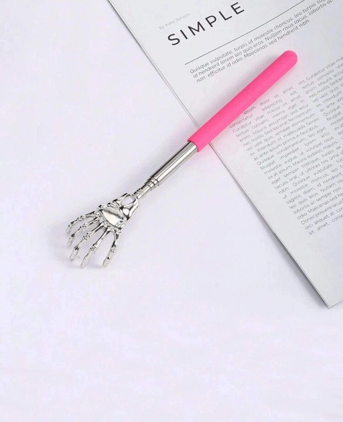 BEAR CLAW BACK SCRATCHER Metal Extending Extendable Massager Telescopic Portable