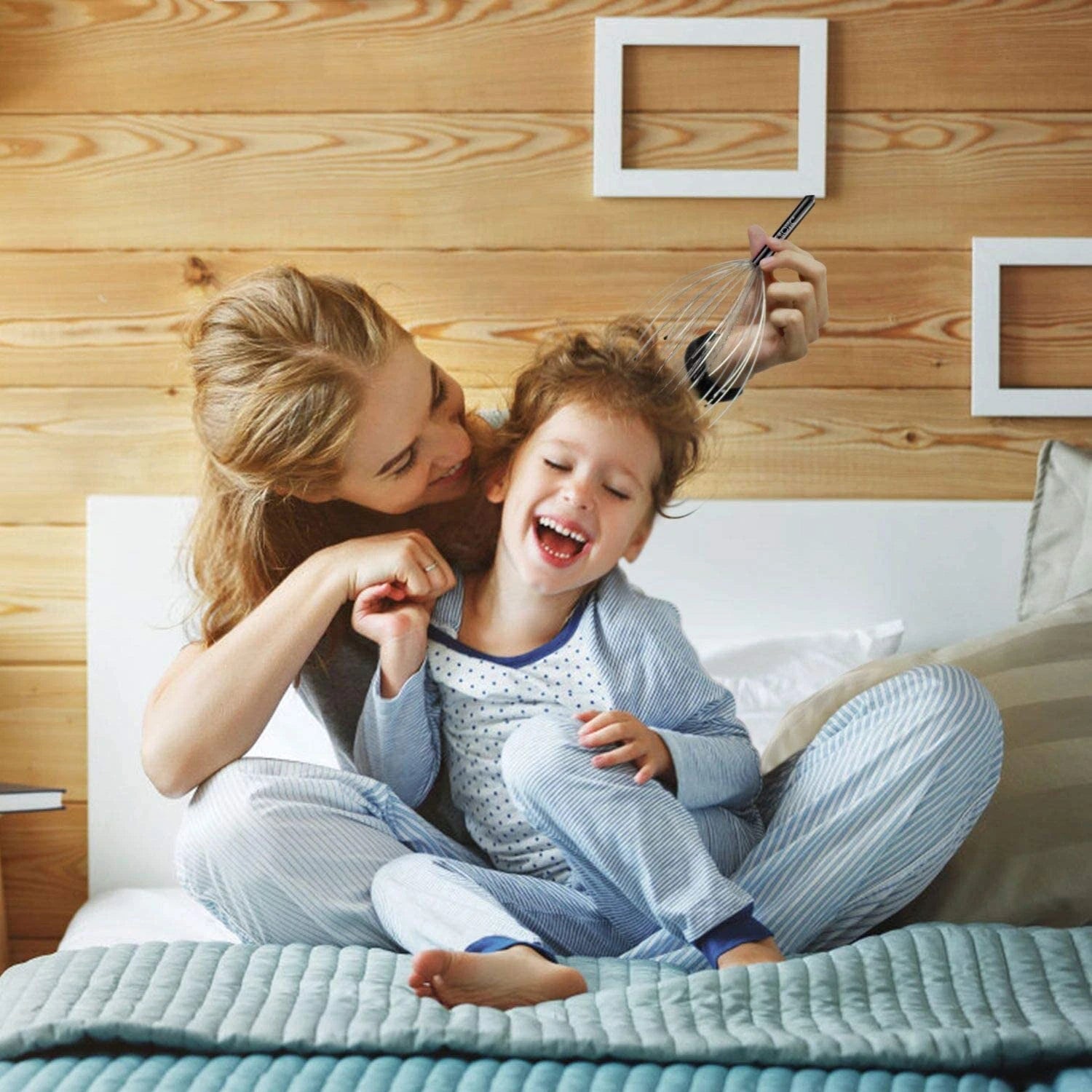 2 Pack Head Massager 20 Fingers Scalp Scratcher Stress Relief Hair Growth Gifts