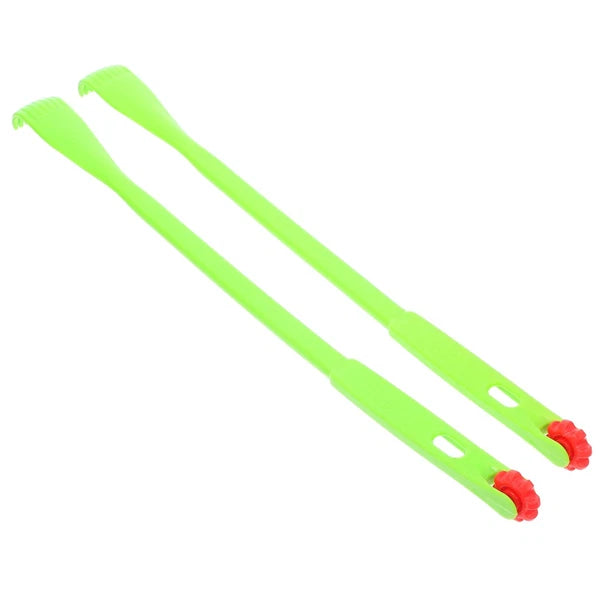 2 Pcs Itch Rake Massager Collapsible Back Scratcher Telescoping Travel