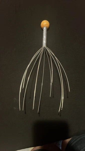2 Pack Head Massager Head Scratcher 20 Fingers Scalp Massager, Handheld Head Mas