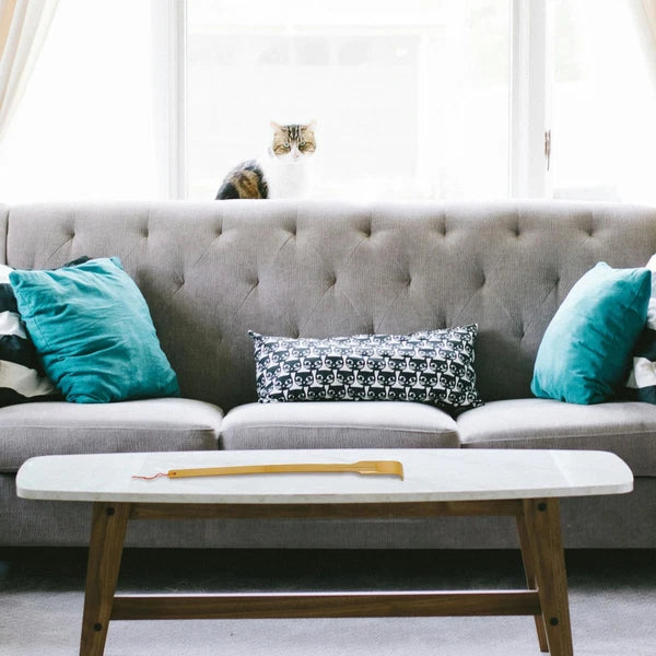 16.5 Inch Traditional Thin Travel Size Bamboo Wooden Back Scratcher Body Rela...