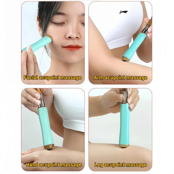 Portable Extendable Double-Pole Back Scratcher(8.3-21.3in),Hand Massager for ...