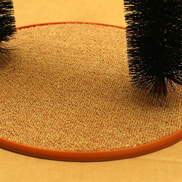 Pet Cat Arch Self Groomer Massager Groom Toys Dog Brushes Puppy Scratcher Toys