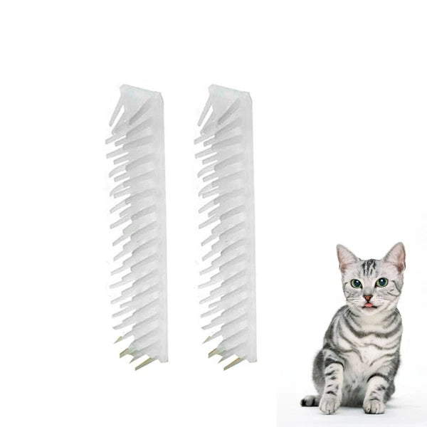 2 Pcs Cat Massager Corner Hair Scratcher Cats Pet Grooming Brush