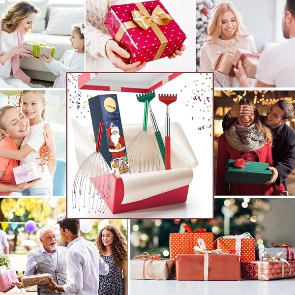 20 Fingers Scalp Massager, Head Scratcher Back Massage for Body Stress Relax, St