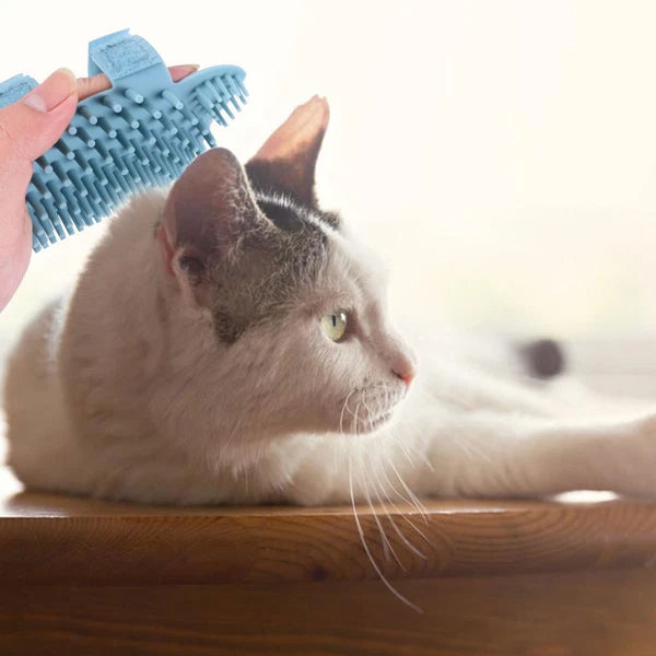 wall cat scratcher cat corner scratcher silicone toys massage comb