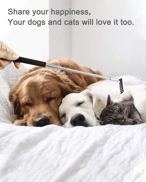 2 Pack Portable Extendable Back Scratcher Metal Telescoping Back Scratchers