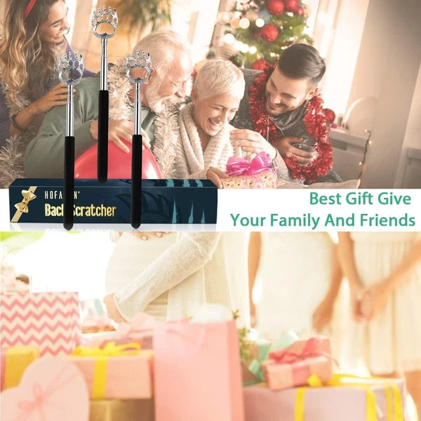 3 Pack Back Scratcher Telescoping Handle Back Massaging Men Women Best Gift