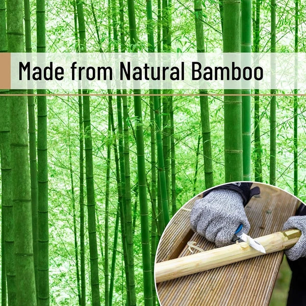 2Pcs Wooden Bamboo Back Scratcher Long Handle Itch Relief Finger-Like Scratchers