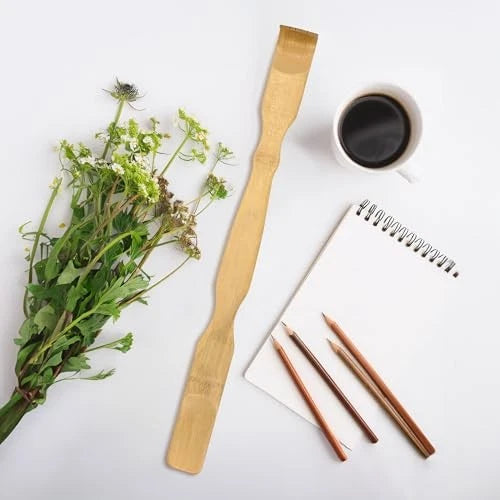 2 - 17.5" Combination Bamboo Back Scratcher Shoe Horn Backscratcher Shoehorn
