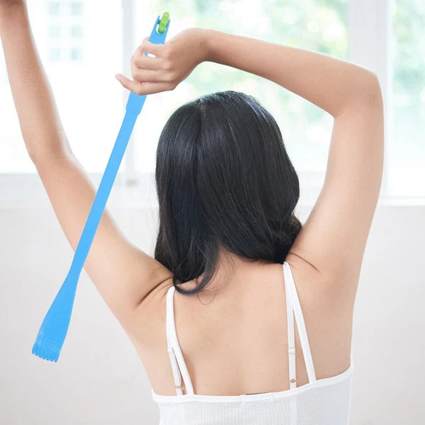 2 Pcs Itch Rake Massager Collapsible Back Scratcher Telescoping Travel