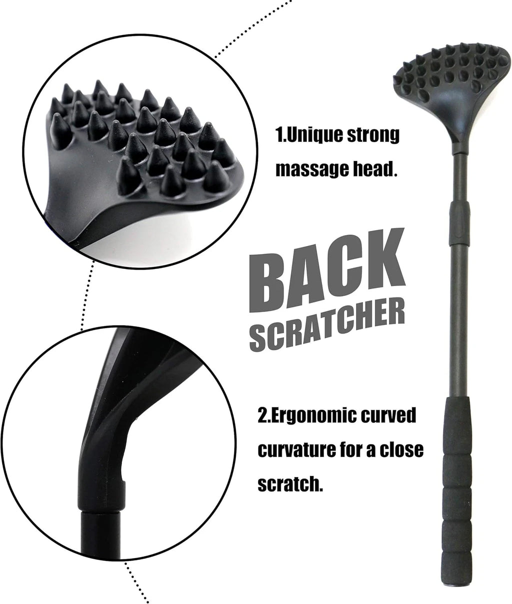2 Pack Back Scratcher for Women Men Extendable with Strong ABS Massage Head, 21I