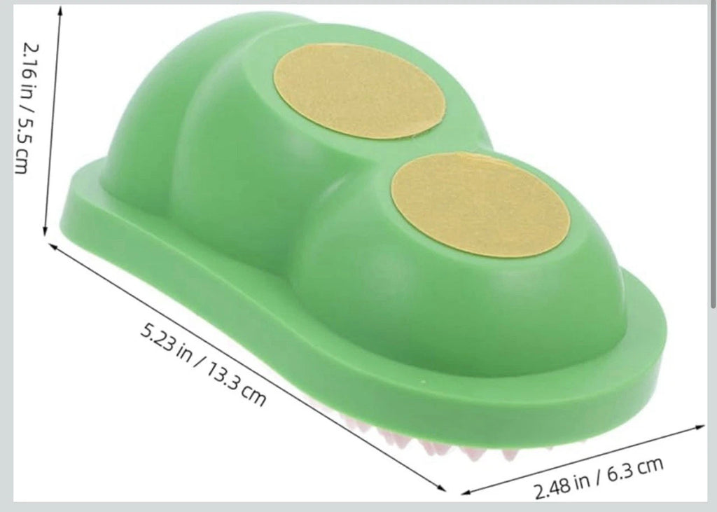 2pcs Wall Sticky Licking Ball Toys Wall Self Massage Comb Scratchers for