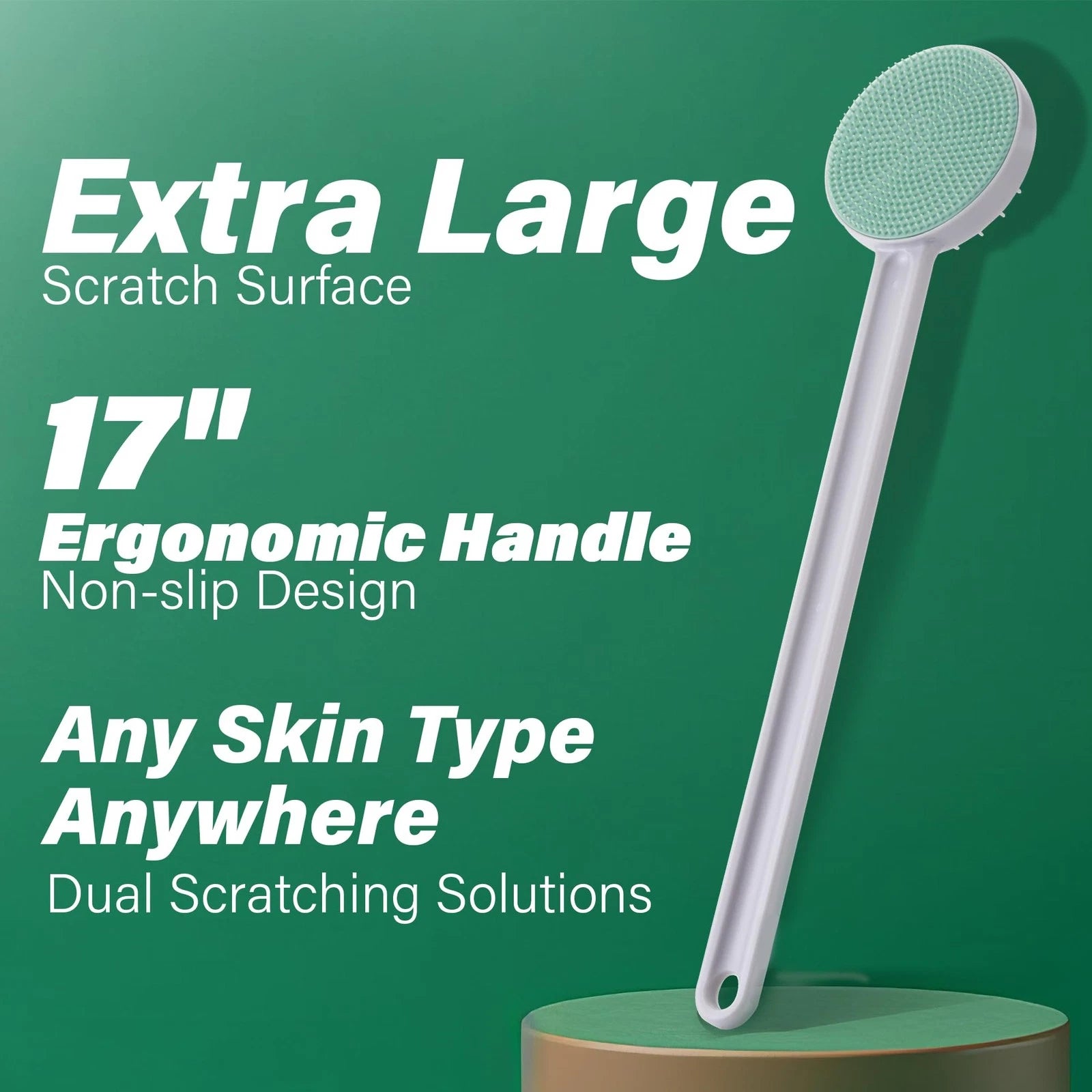 Oversized Back Scratcher, Scalp Scratcher, Back Massager, Skin Exfoliator – L...