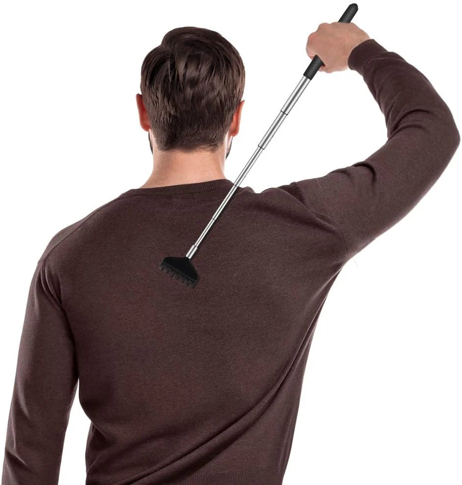 6 Pack Extendable Back Scratcher - Portable Telescoping Metal Back Scratchers/Ha