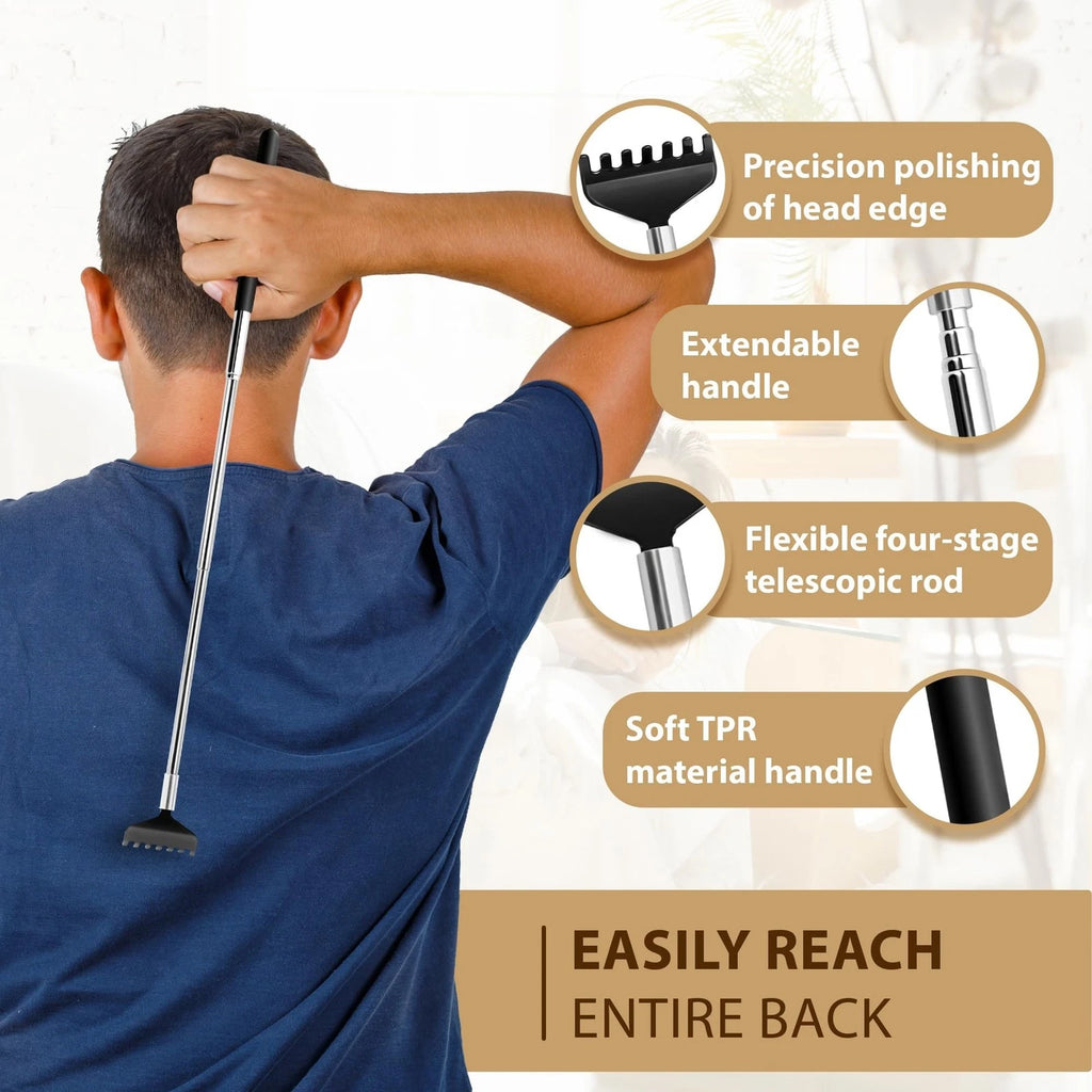 Head Massager 28 Fingers Scalp Massager Head Scratcher, Back Massage Back Scr...