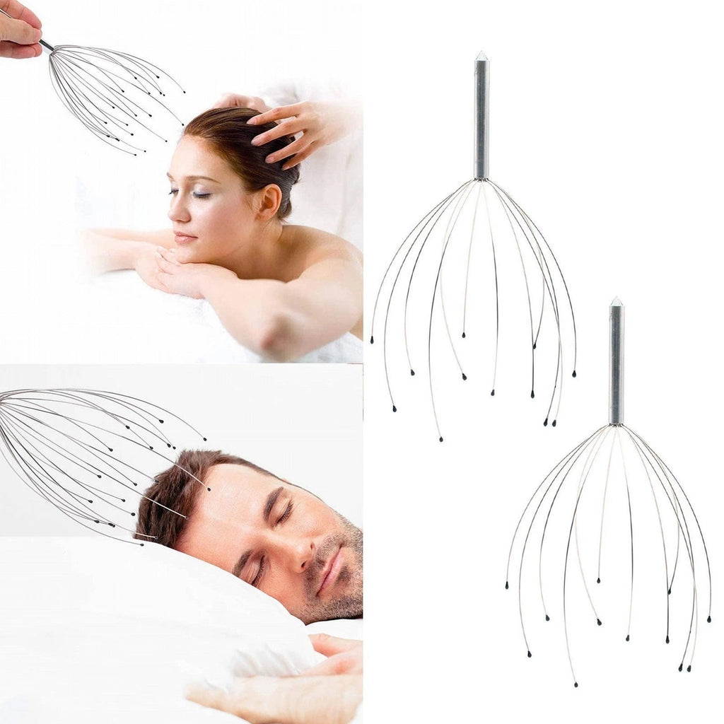 Head Scalp Massager Scratcher 2 Pack Body Relaxing Stress Relief Hair