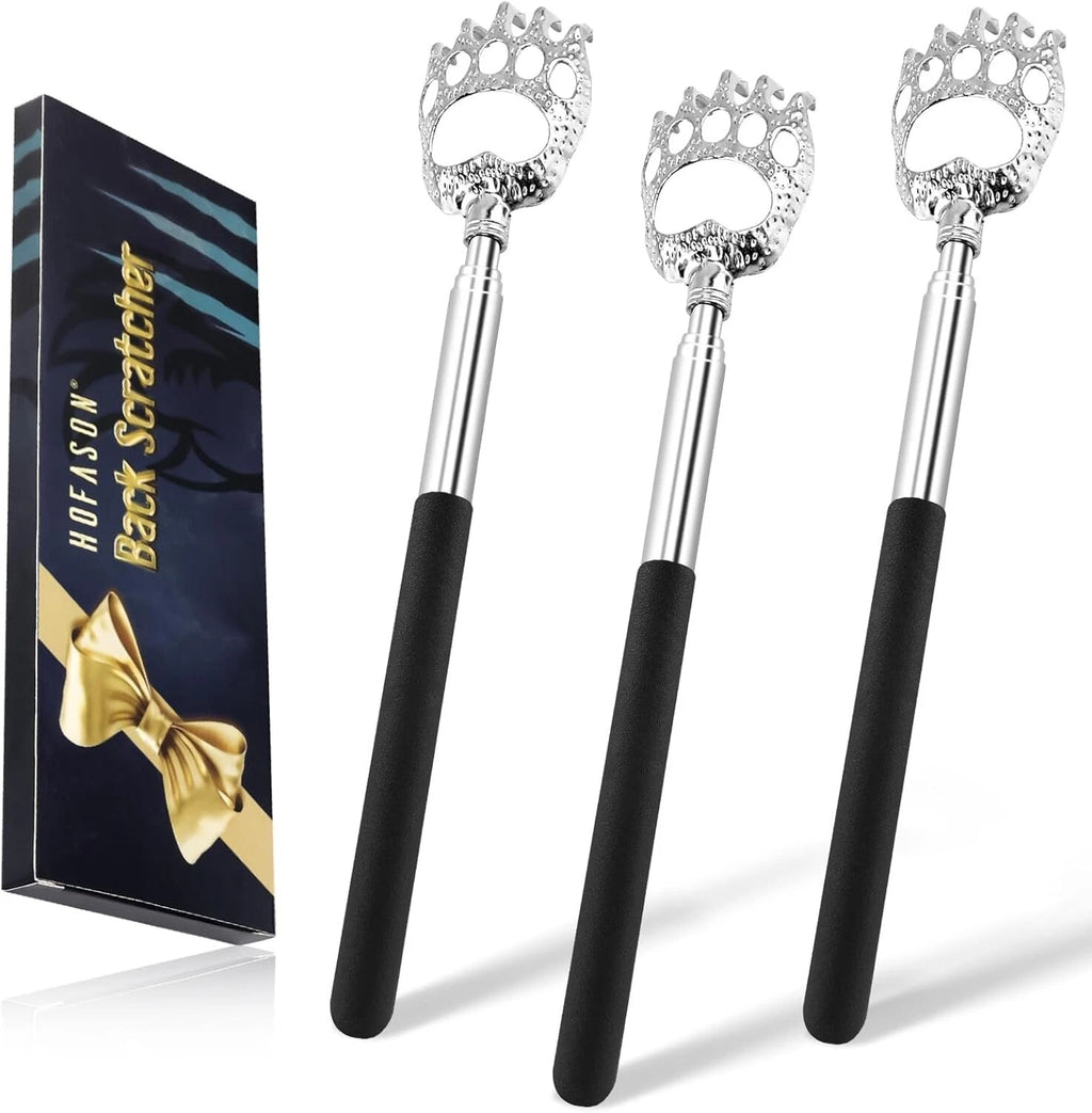 3 Pack Back Scratcher Telescoping Handle Back Massaging Men Women Best Gift