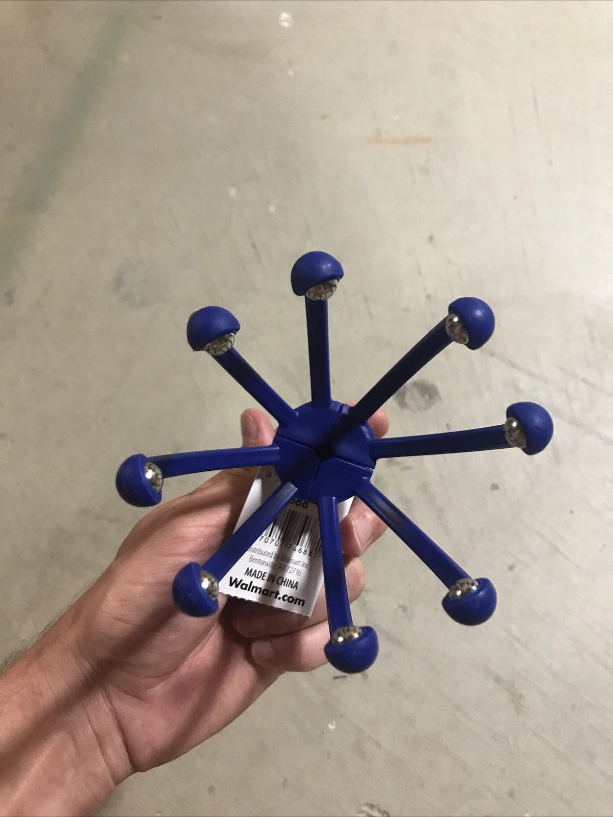 Head Massager/Scratcher, Massaging Scalp Help Relax, Calm Stress, w/ Steel Ball~