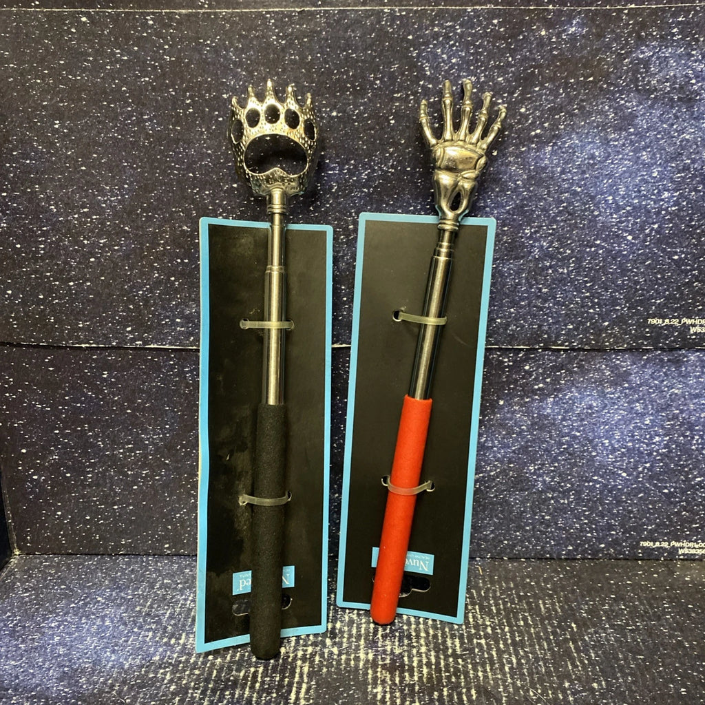 Lot of 2 NuvoMed Extendable Back Scratchers - Black & Red