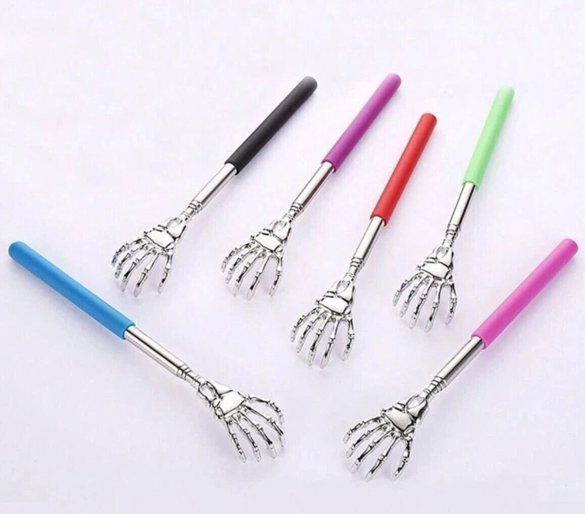 NEW EAGLE BACK SCRATCHER Metal Extending Extendable Massager Telescopic Portable