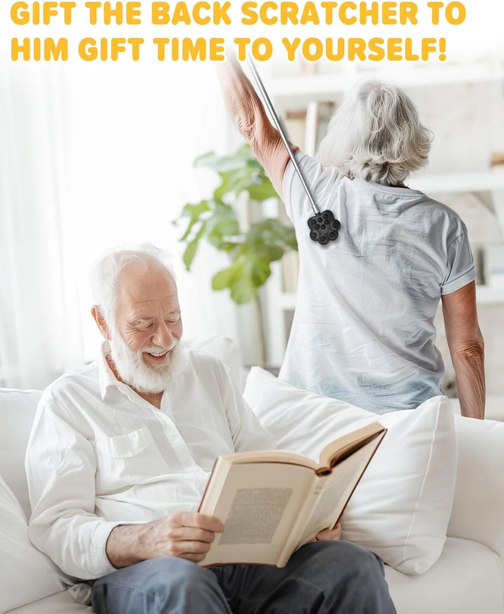 Back Scratcher Metal Portable Telescoping Extendable - Gift Items Best Massager