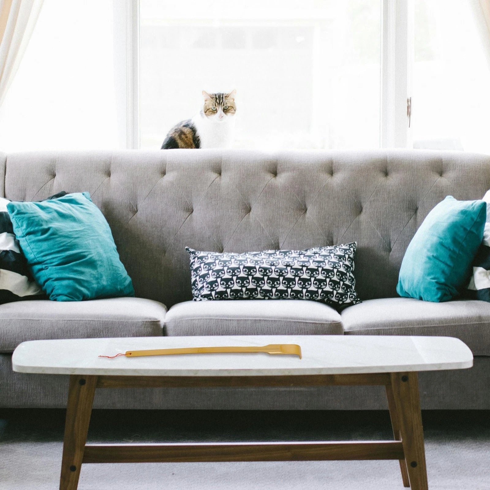 16.5 Inch Traditional Thin Travel Size Bamboo Wooden Back Scratcher Body Rela...