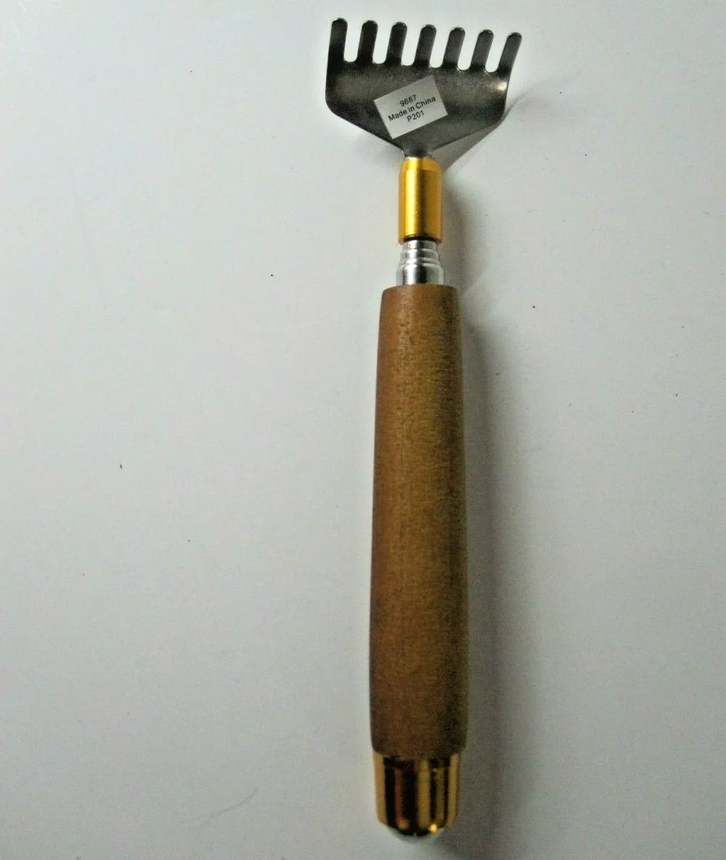 Just For Fun 2 in 1 Telescoping Back Scratcher Includes Massager New