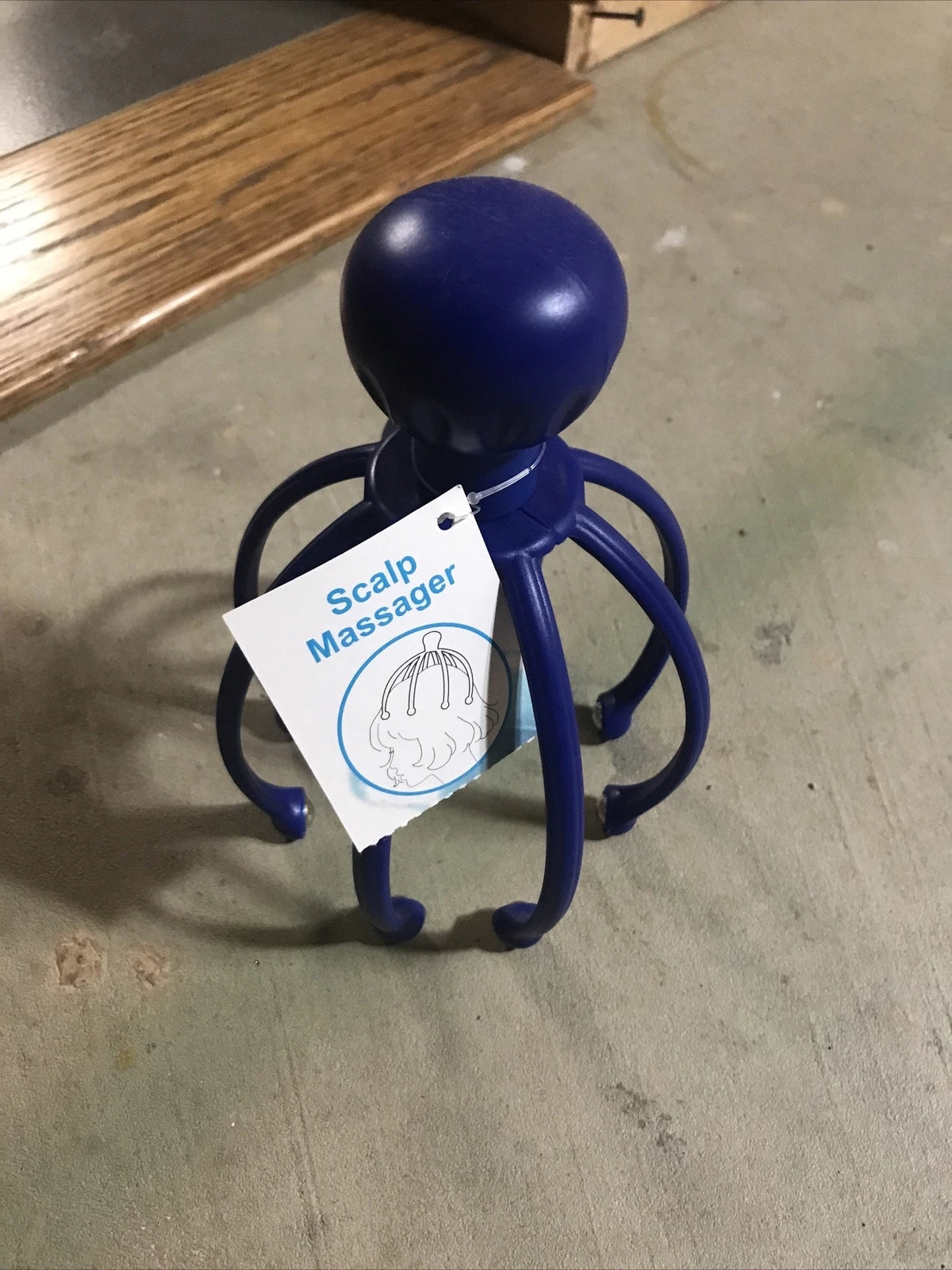 Head Massager/Scratcher, Massaging Scalp Help Relax, Calm Stress, w/ Steel Ball~