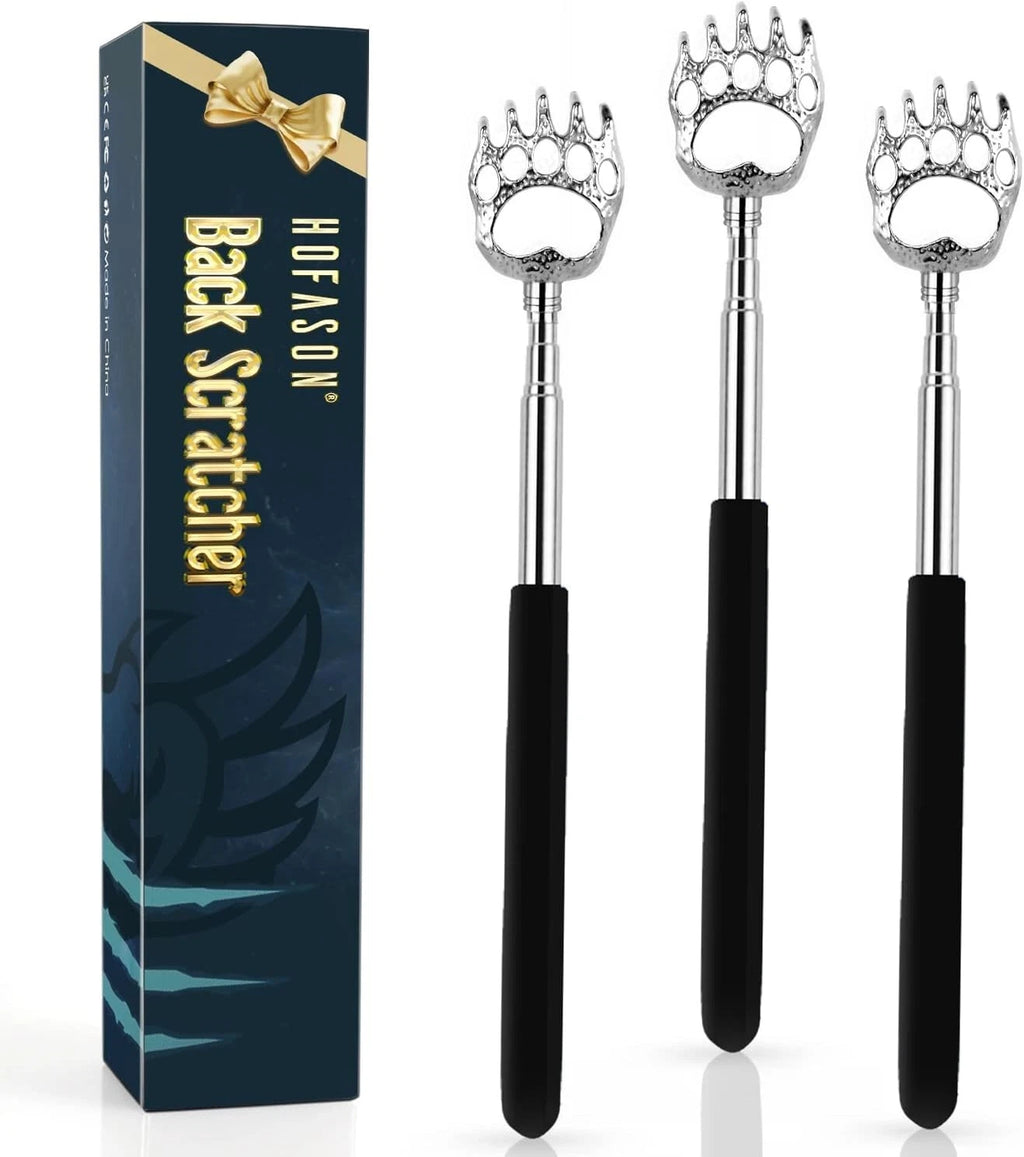 3 Pack Back Scratcher Telescoping Handle Back Massaging Men Women Best Gift