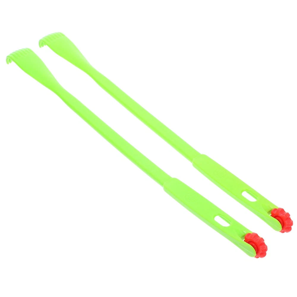 2 Pcs Itch Rake Massager Collapsible Back Scratcher Telescoping Travel