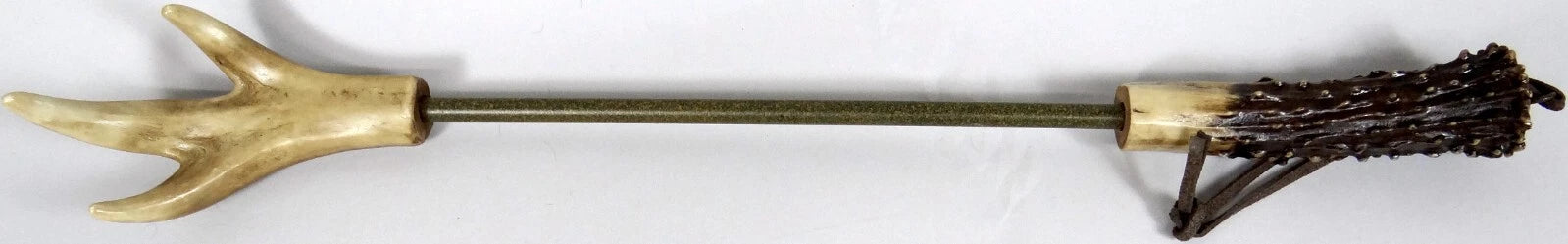 Back Scratcher Faux Antler Rivers Edge Leather Strap Northwoods Cabin Hunting