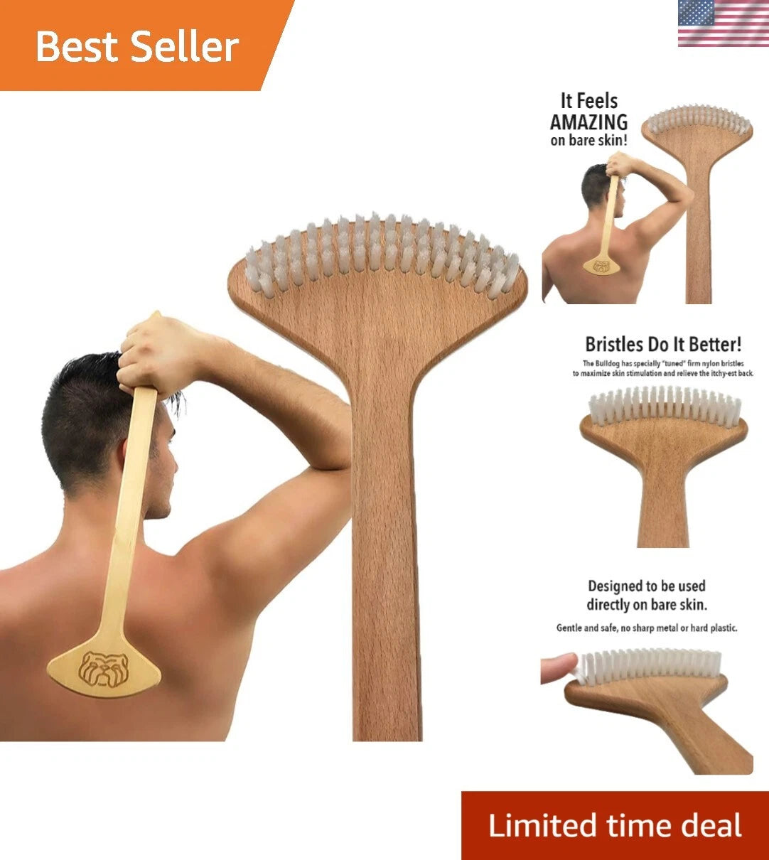 Ultimate Back Scratcher:  Skin Stimulator for Itch Relief & Luxury Massage