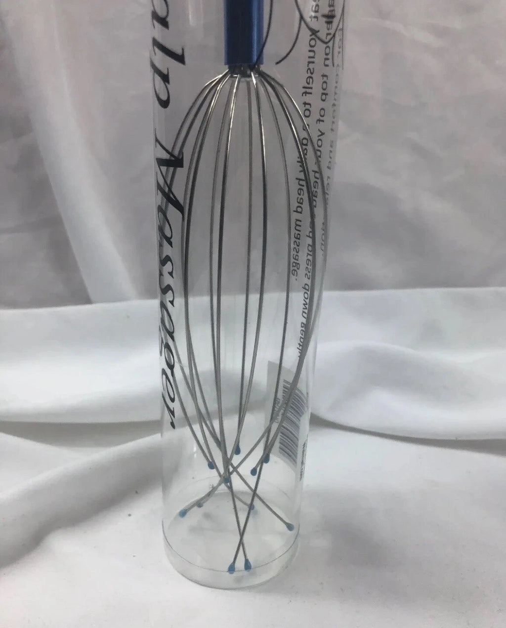 Head & Scalp Massager - New Metallic Blue Head Scratcher Relaxer Massager