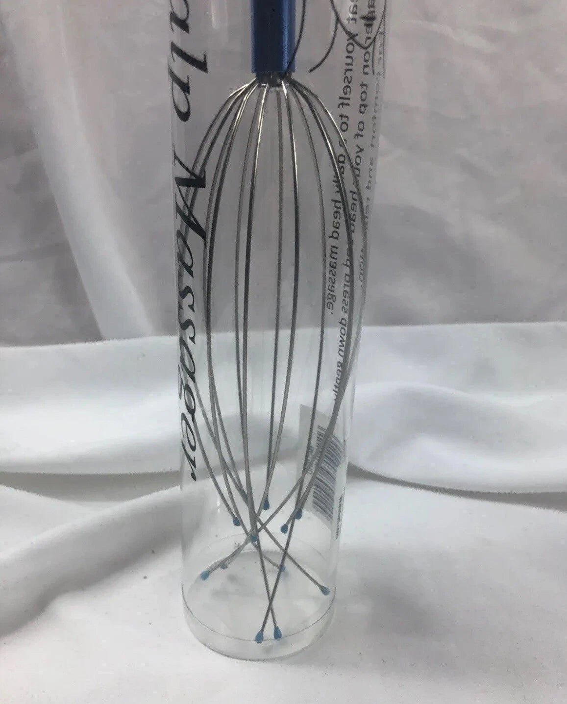 Head & Scalp Massager - New Metallic Blue Head Scratcher Relaxer Massager