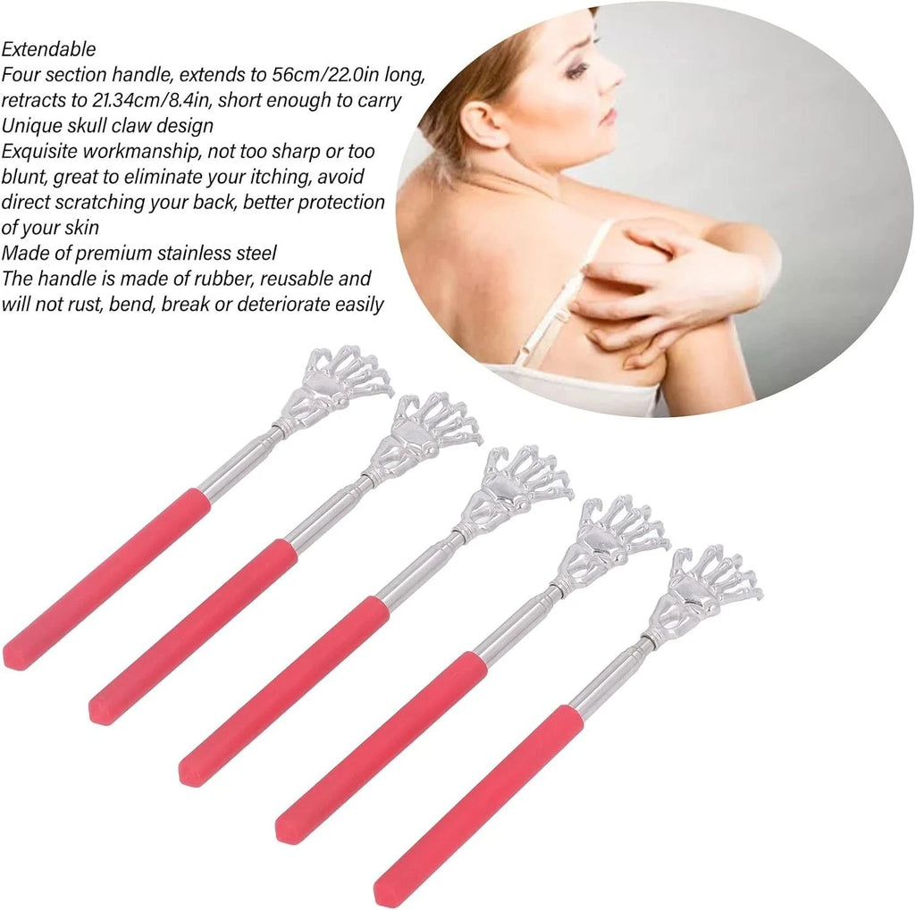 BEAR CLAW BACK SCRATCHER Metal Extending Extendable Massager Telescopic Portable