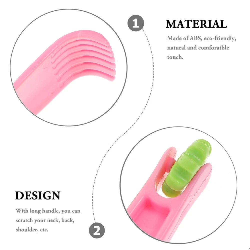 2 Pcs Itch Rake Massager Collapsible Back Scratcher Telescoping Travel