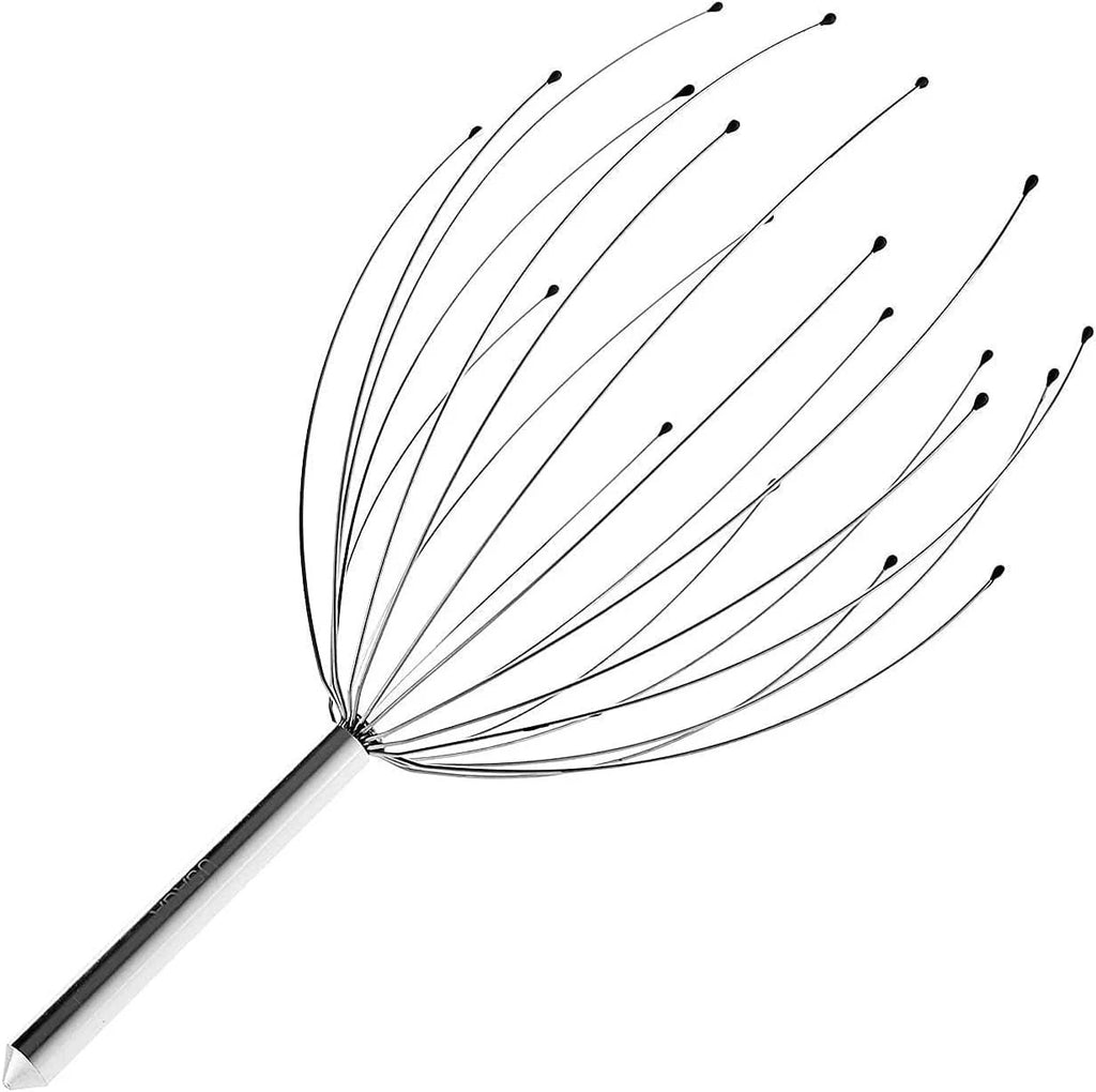 USAGA Head Massager Scalp Massager 20 Fingers Head Scratcher for Scalp Body R...