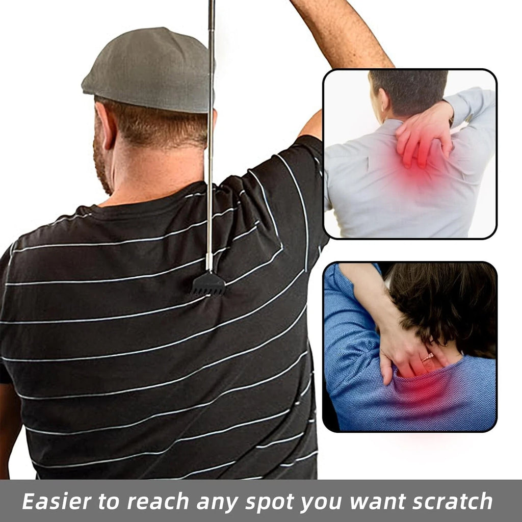 Back Scratcher 3 Pack Different Design Stainless Telescopic Back Scratchers with