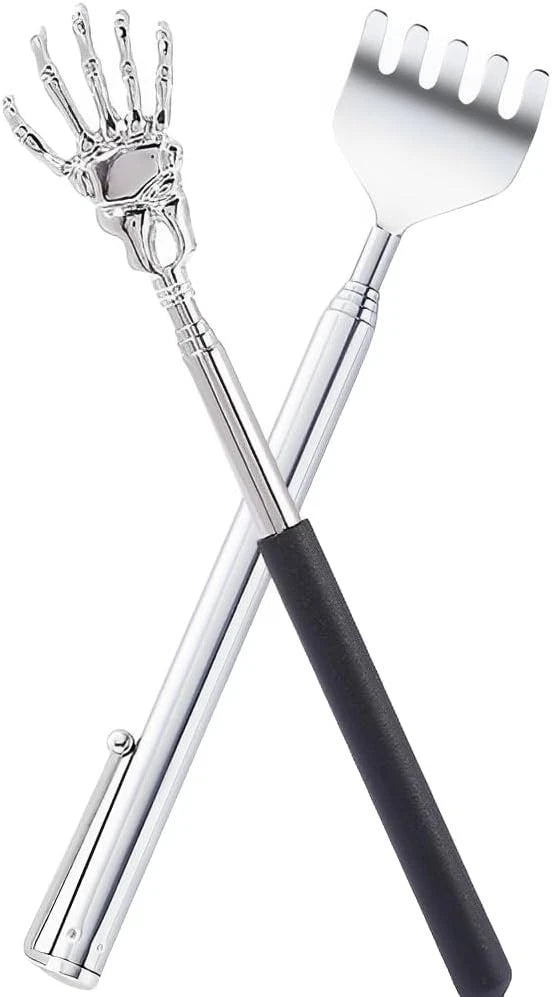 JPORSHU Telescopic Back scratcher，2Pcs Different Design Scratcher for...