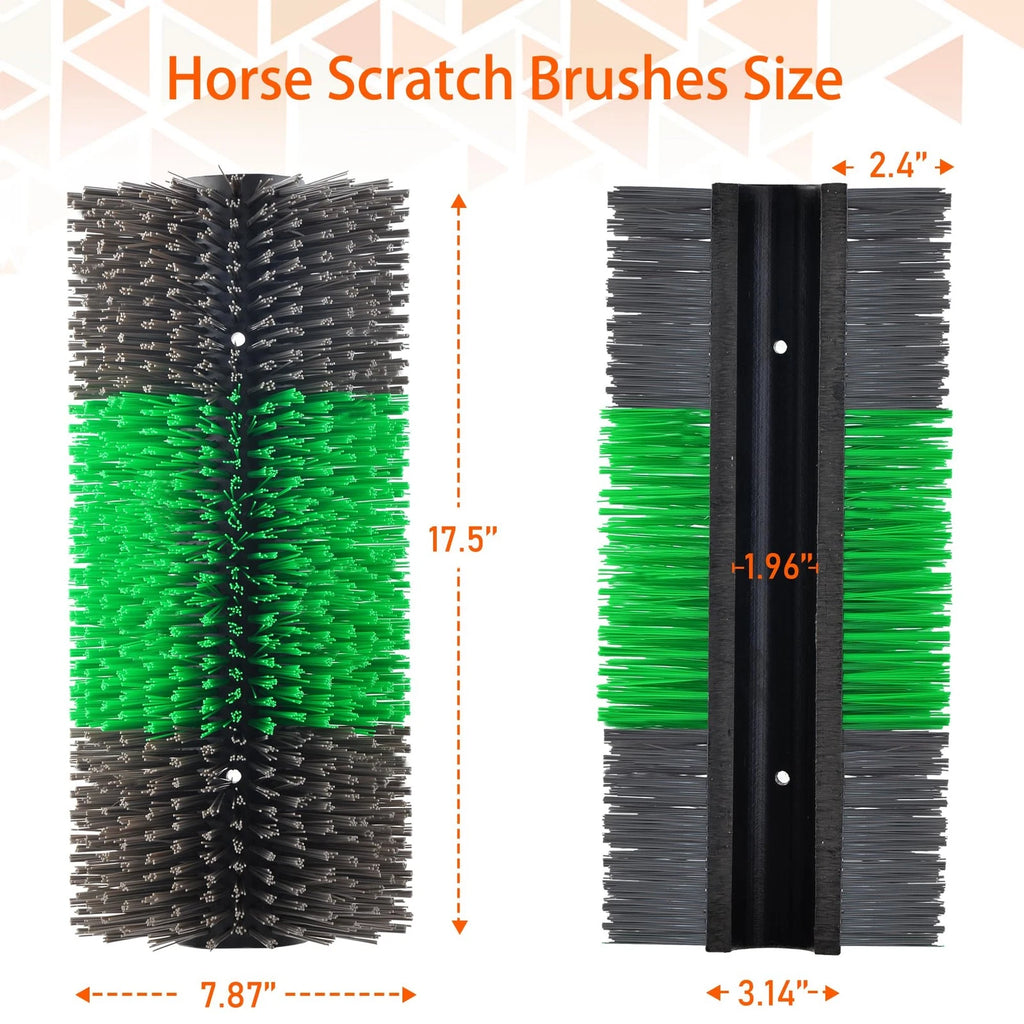 Livestock Scratch Brushes, Horse Scratcher Full Massage Brush Kit for Relievi...