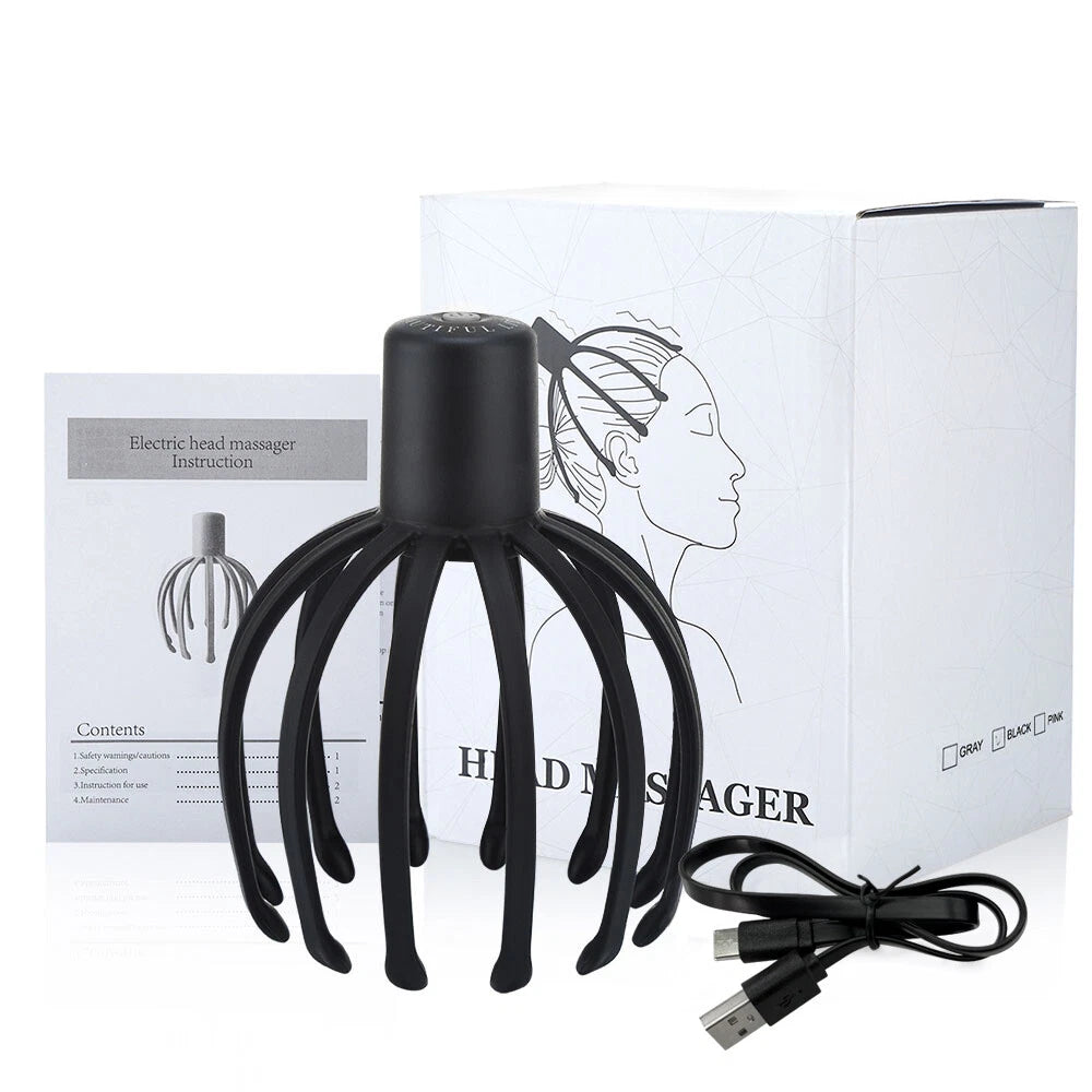 Electric Scalp Massager, Head Massager Cordless Head Scratcher for Stress Relax