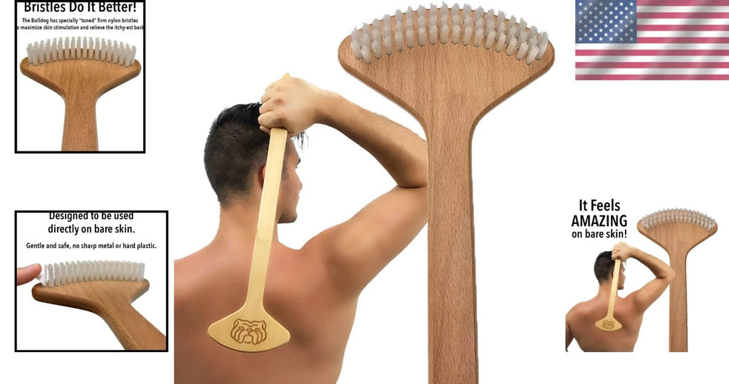 Sensational Back Scratcher - 20" Natural Wood Skin Stimulator for Itch Relief
