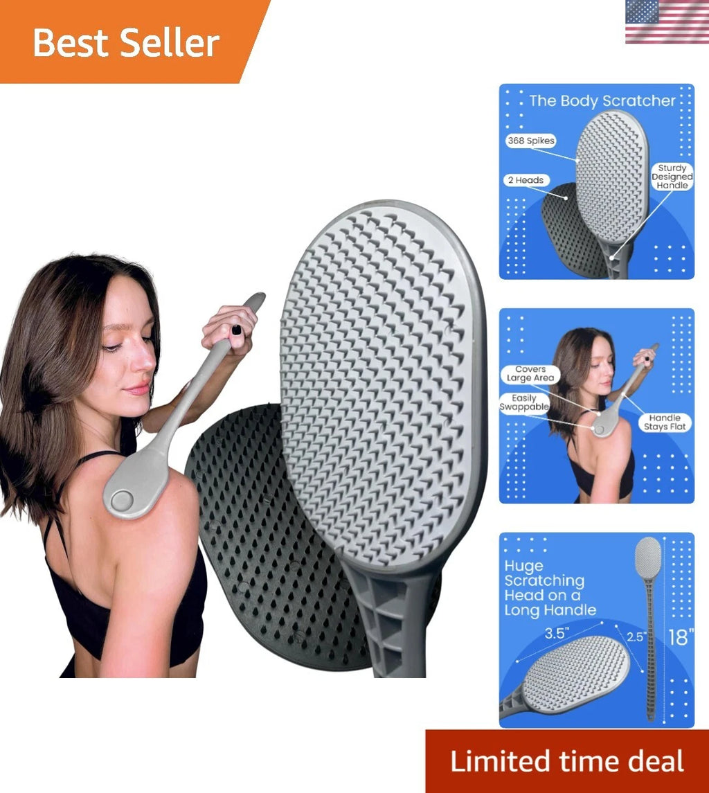 Ultimate Back Scratcher & Scalp Massager - Stress Relief & Exfoliation
