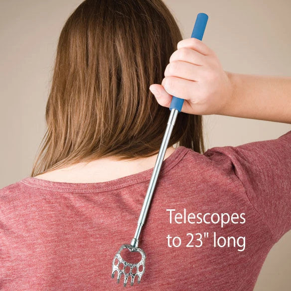 ✅✅1-BLUE BEARCLAW TELESCOPIC ULTIMATE BACK SCRATCHER=EXTENDABLE TO 23" US SELL